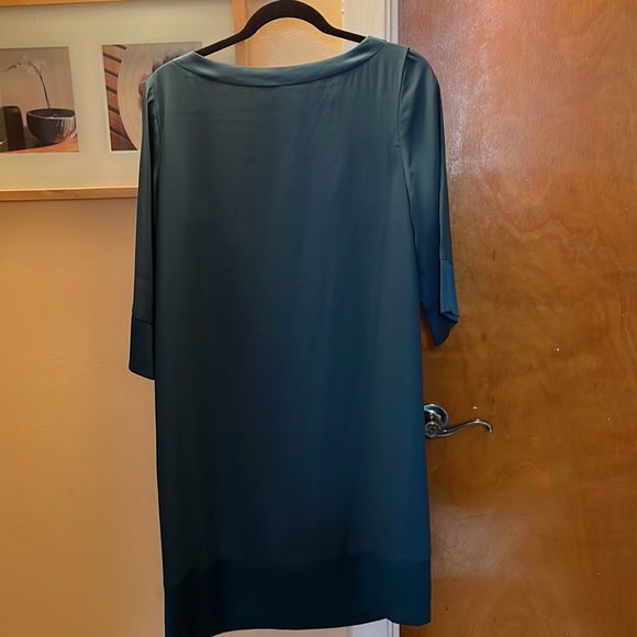 H&M forest green shift dress size 10 - Picture 5 of 6